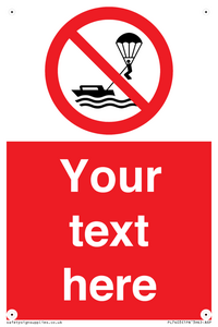 Custom No parasailing